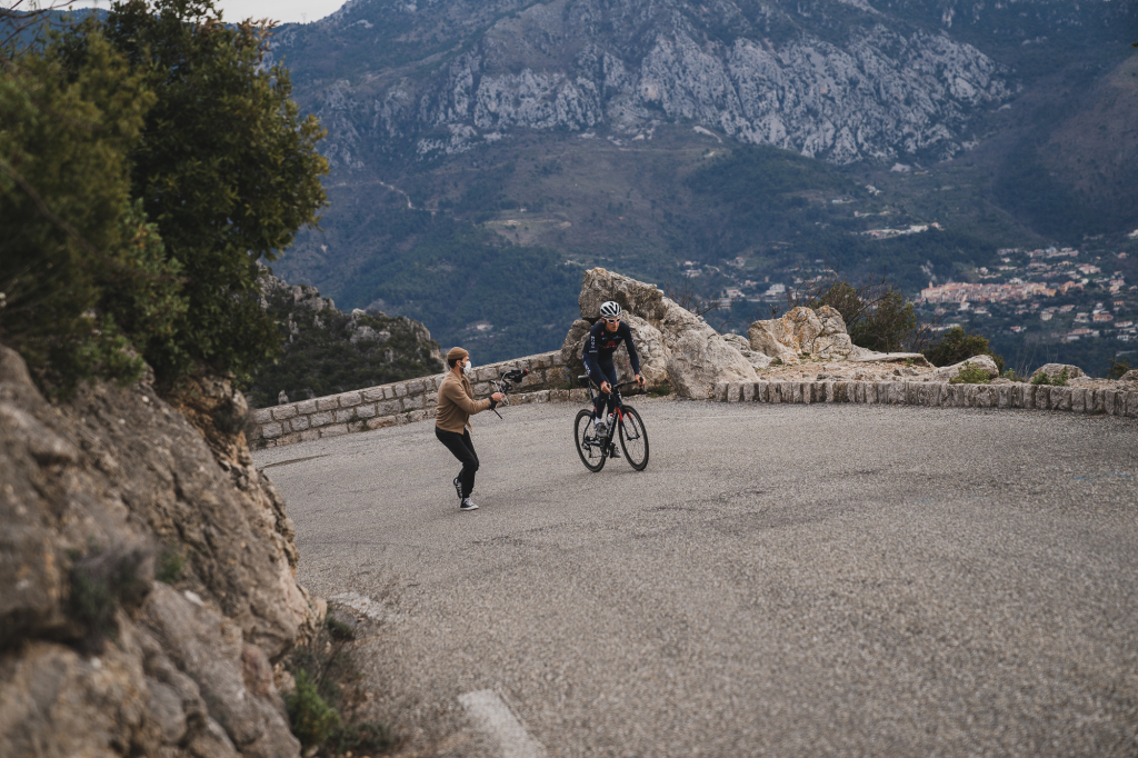 Gerraint Thomas Conti/Pact shoot. Nice, France Photo by Matt Wragg