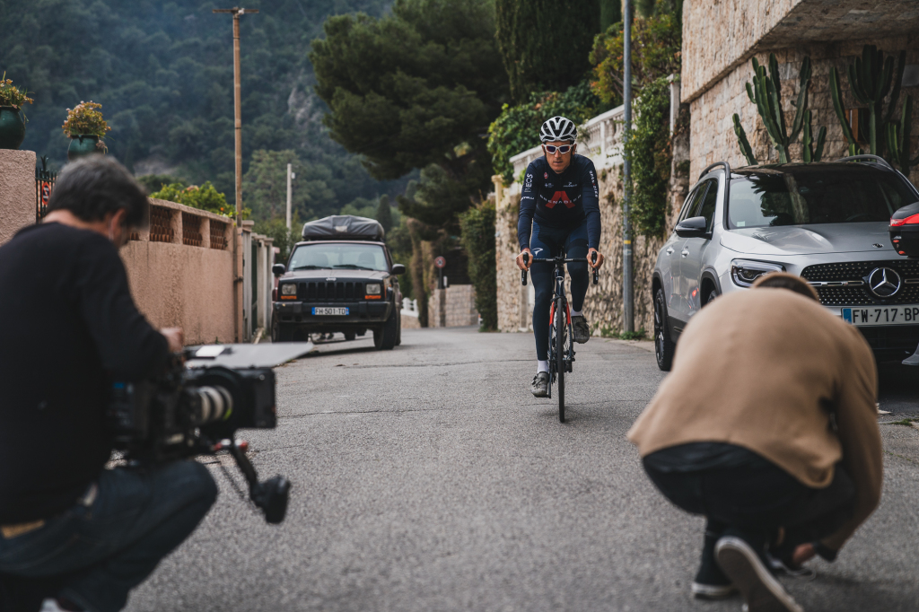 Gerraint Thomas Conti/Pact shoot. Nice, France Photo by Matt Wragg